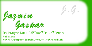 jazmin gaspar business card